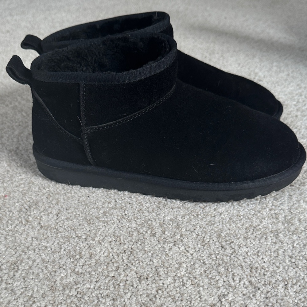Cozy Black Ankle Boots